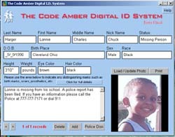 Code Amber Digital Child ID System Screenshot